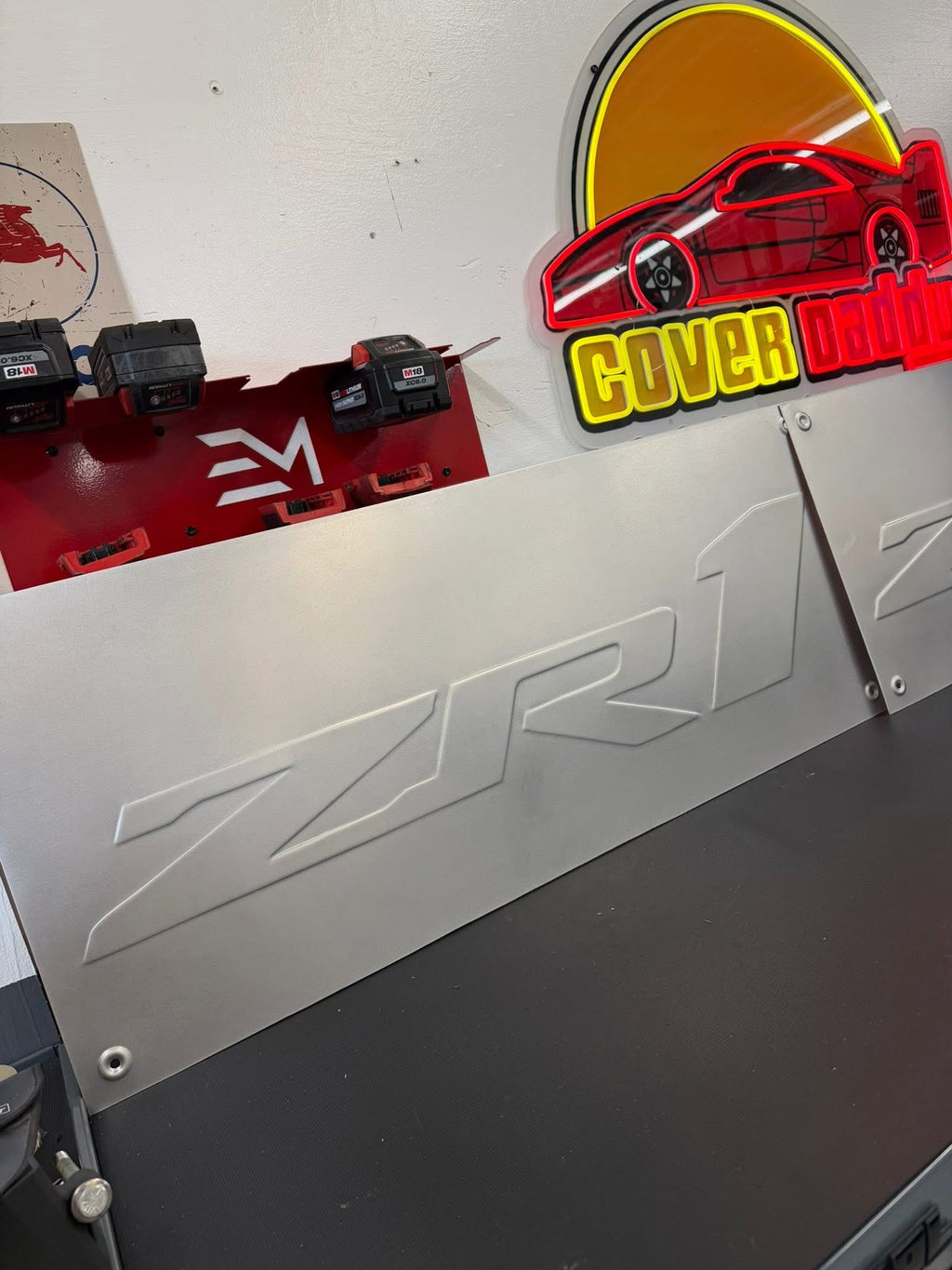 ZR1 Aluminum Bead rolled Sign 36” x 15”