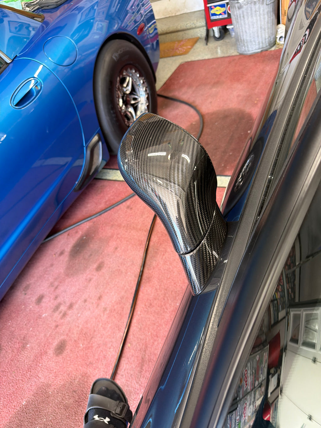 C6 Carbon Fiber Mirror Caps